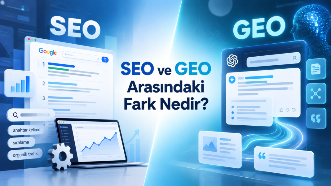SEO ve GEO arasındaki fark nedir?